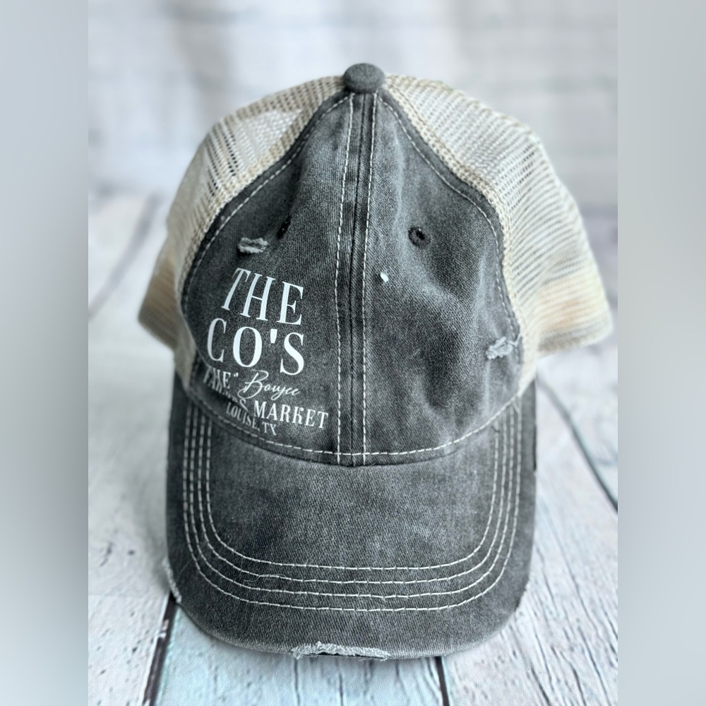 NWT Small Town Vintage Boujee Farmer’s Market Ponytail CC Cap Hat 💗
